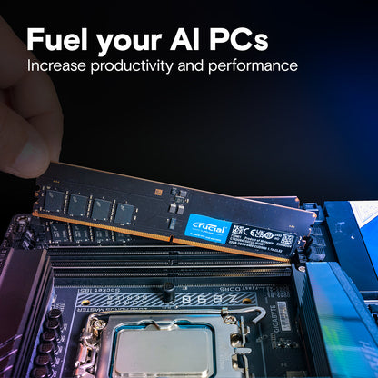 Crucial 64GB (2 x 32GB) 288-Pin PC RAM DDR5 6400 (PC5 51200) Desktop Memory Model CT2K32G64C52CU5