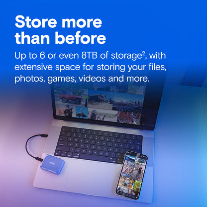 Crucial X10 2 TB Portable Solid State Drive - External - MAC, Gaming PC, Xbox, PlayStation Device Supported - USB 3.2 Gen 2x2 - 1