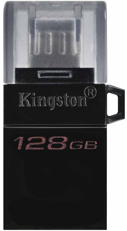 Kingston DataTraveler microDuo 3.0 G2 128GB USB Flash Drive + microUSB (Android/OTG) Canada Retail
