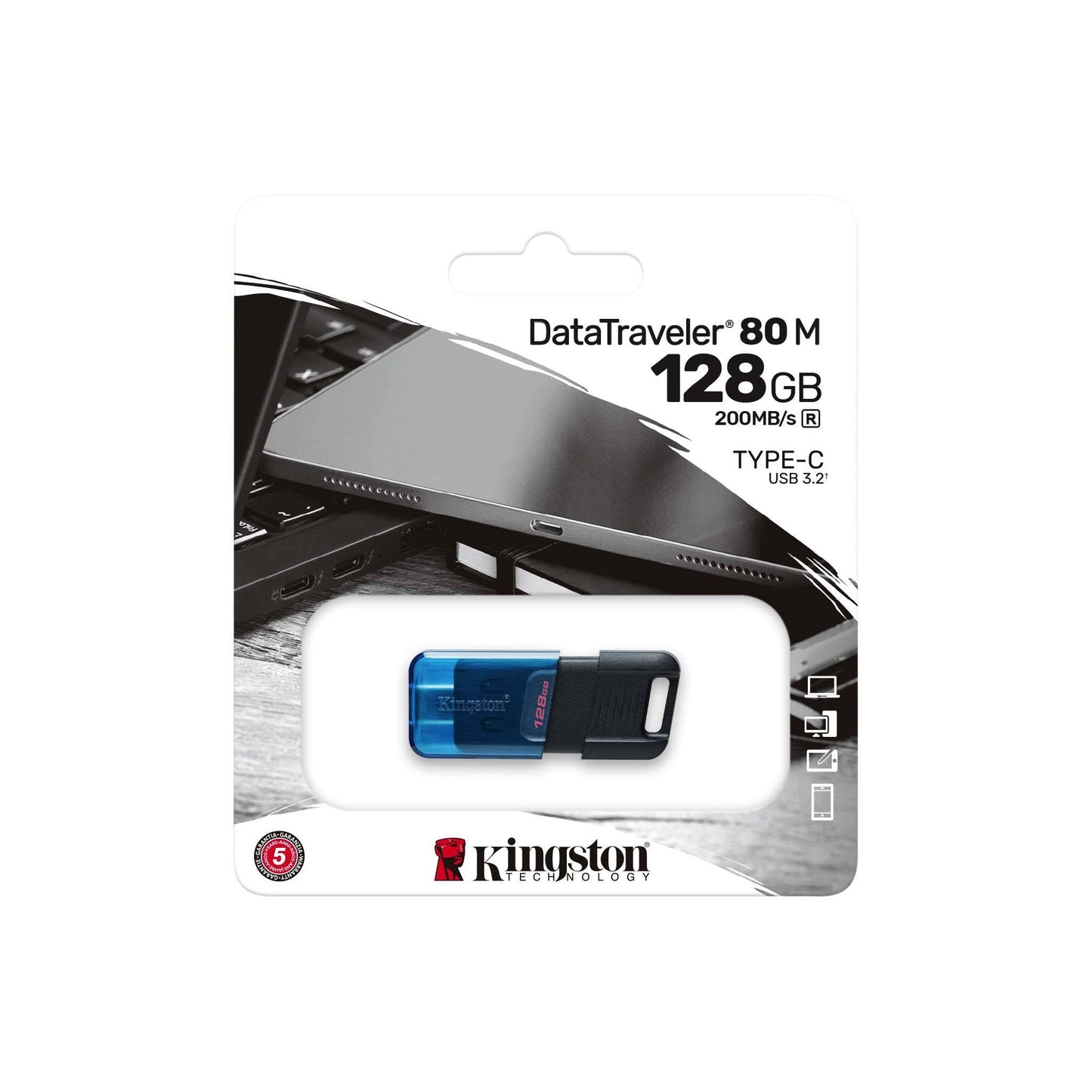 Kingston DataTraveler 80 M 128GB Memory (USB Flash Drive)