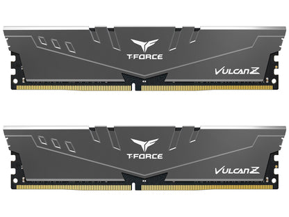 Team T-FORCE VULCAN Z 64GB (2 x 32GB) DDR4 3200 (PC4 25600) Intel XMP 2.0 Desktop Memory Model TLZGD464G3200HC16FDC01