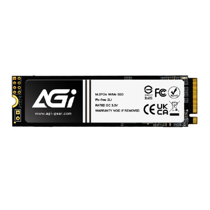 AGI M.2 2280 2TB PCI-Express 4.0 x4 3D NAND Internal Solid State Drive (SSD) AGI2T0G43AI818-BK