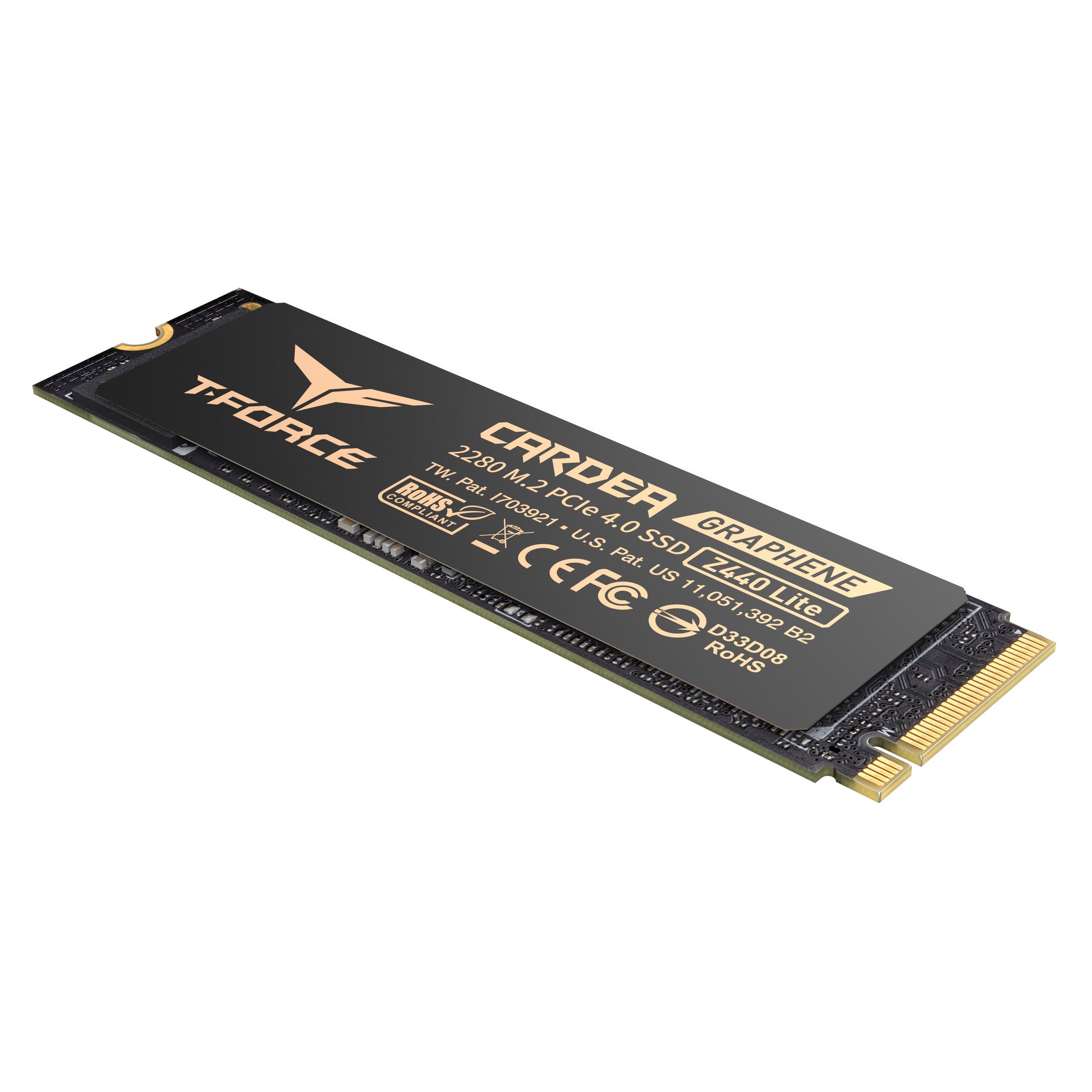 Team Group T-FORCE Z440 LITE M.2 2280 500GB Gaming SSD with Graphene Heat Spreader PCIe 4.0 x4 with NVMe 1.4 TLC NAND, PS5 compatible, Speed up to 5,000 MB/s (TM8FFT500G0C129)