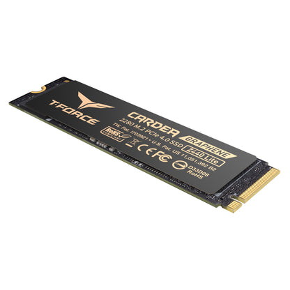 Team Group T-FORCE Z440 LITE M.2 2280 500GB Gaming SSD with Graphene Heat Spreader PCIe 4.0 x4 with NVMe 1.4 TLC NAND, PS5 compatible, Speed up to 5,000 MB/s (TM8FFT500G0C129)