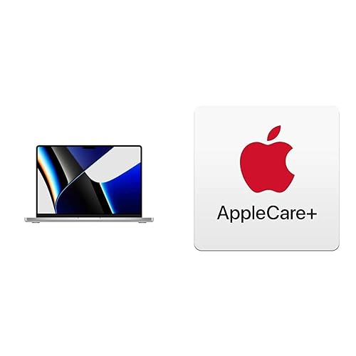 2021 Apple MacBook Pro (14 - inch, Apple M1 Pro chip with 10 - core CPU and 16 - core GPU, 16GB RAM, 1TB SSD) - Silver AppleCare+ for 14 - inch MacBook Pro - Dealtargets.ca