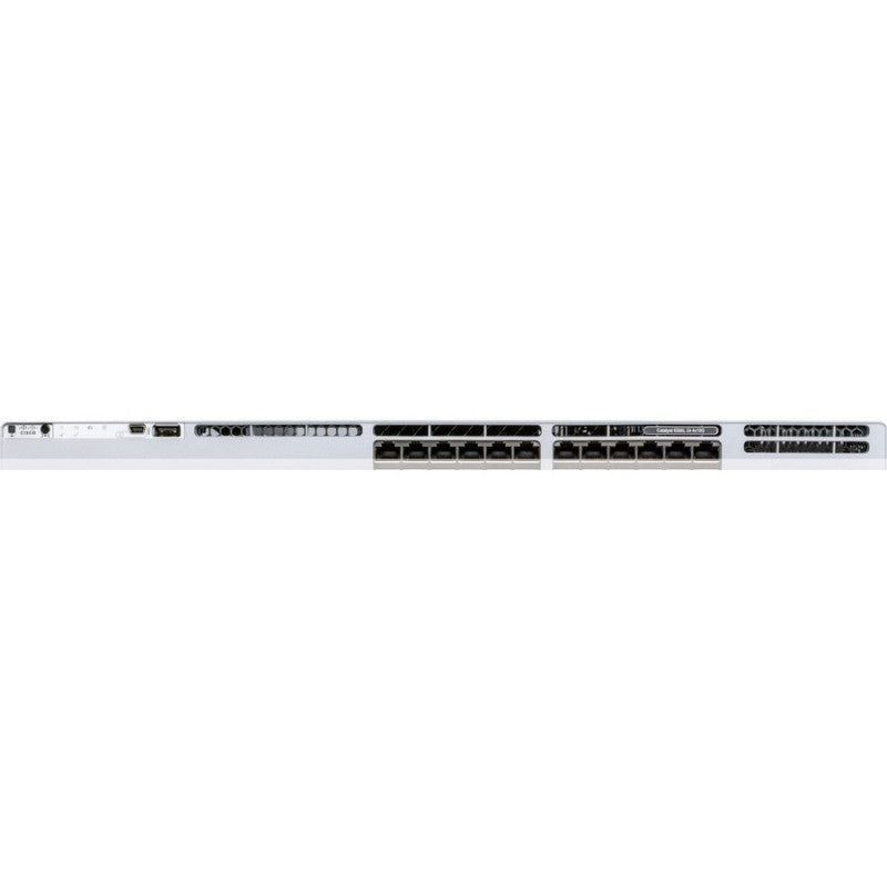 Cisco Catalyst 9300L-24T-4X-E Switch - 24 Ports - Manageable - 10 Gigabit Ethernet - 1000Base-T, 10GBase-X - 3 Layer Supported - Modular - 350 W Power Consumption - Twisted Pair, Optical Fiber - Rack-mountable