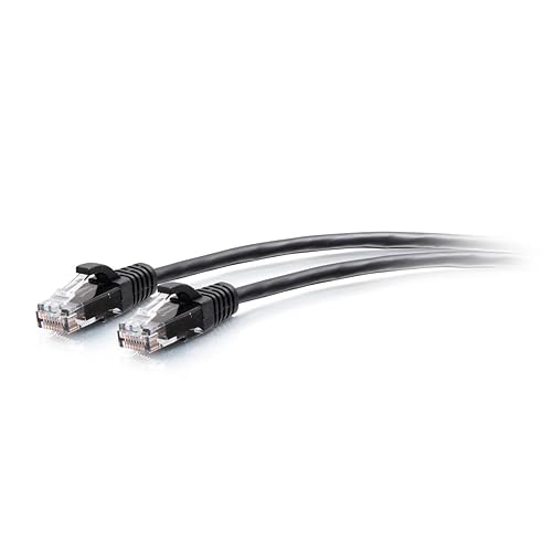 20ft (6.1m) Cat6a Snagless Unshielded (UTP) Slim Ethernet Network Patch Cable - Black 20FT Black - Dealtargets.ca
