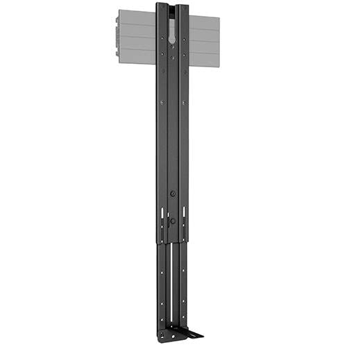 Chief Fusion Low-profile Above/below Shelf - For Displays 62-100" - Black - Adjustable Height - 100" Screen Support - 2 Lb Load Capacity