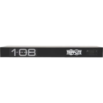 Tripp Lite 8-Port Compact 1 Plus 1 User Rackmount Cat5 IP KVM Switch (B072-008-1-IP) Black 8-Port 1 Local + 1 Remote User