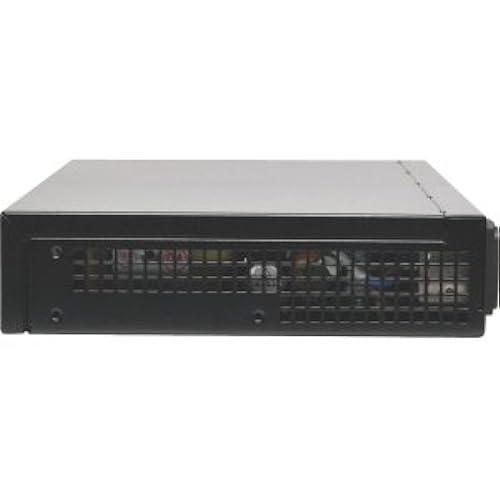 Tripp Lite 8-Port Compact 1 Plus 1 User Rackmount Cat5 IP KVM Switch (B072-008-1-IP) Black 8-Port 1 Local + 1 Remote User