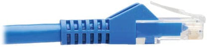 Tripp Lite M12 X-Code Right-Angle to RJ45 Cat6 Ethernet Cable (M/M), 1 Gbps, UTP, UL CMR-LP Certified for 60W PoE, Heavy-Duty IP68 Rating, 9.8 Feet / 3 Meters, (NM12-604-03M-BL) Right-Angle M12 to RJ45 9.8 ft / 3M