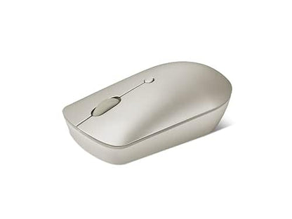 Lenovo 540 Wireless Computer Mouse for PC, Laptop, Computer with Windows or Chrome OS - 2.4 GHz USB-C Wireless Pairing Receiver - Compact Size - 18-Months Battery Life - Ambidextrous -Sand