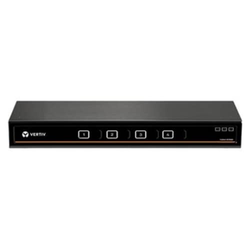 Vertiv Cybex SC800 Secure KVM | Single Head | 4 Port Universal and DPP | USB-C | NIAP Version 4.0 Certified (SC845DPHC-400)