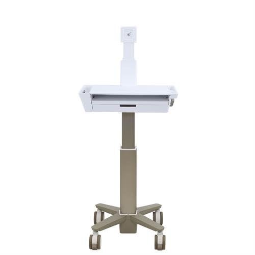 Ergotron CareFit Medical Cart, 46.9 x 18 x 16.7, Grey, White