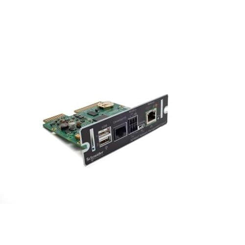 APC by Schneider Electric Device monitoring and management, Network Management Cards, NMC3 with Environmental Monitoring and Modbus, secure remote UPS monitoring and management
