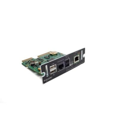 APC by Schneider Electric Device monitoring and management, Network Management Cards, NMC3 with Environmental Monitoring and Modbus, secure remote UPS monitoring and management