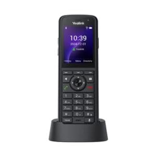 Yealink AX86R Ruggedized WiFi IP Phone - Bluetooth - 5-Way conferencing - Wall Mountable, Stand Mountable