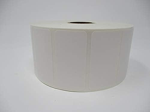 Brother 2"x1" TT Premium Paper Label (for Wax & Wax/Resin Ribbon), 5”OD/1" Core, 2,300 Labels/Roll, 4 Rolls/Case