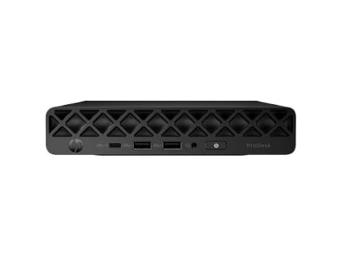 HP ProDesk 4 G1i Desktop Computer - Intel Core Ultra 5 15th Gen 235 - vPro Technology - 16 GB - 256 GB SSD - Small Form Factor - Jack Black - Smart Buy - Intel Q870 Chip - Windows 11 Pro 64-bit - Inte