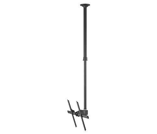 Atdec TH-3070-CTL Telehook Long Tilting Ceiling for 30-Inch to 70-Inch TV Mount Pole, Black