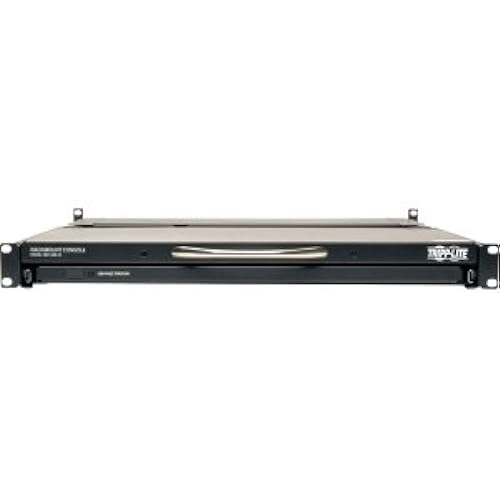 Tripp Lite Rack-Mount Console with 19 LCD and Dvi or VGA Adapter 1URM TAA GSA (B021-000-19-HD), Black