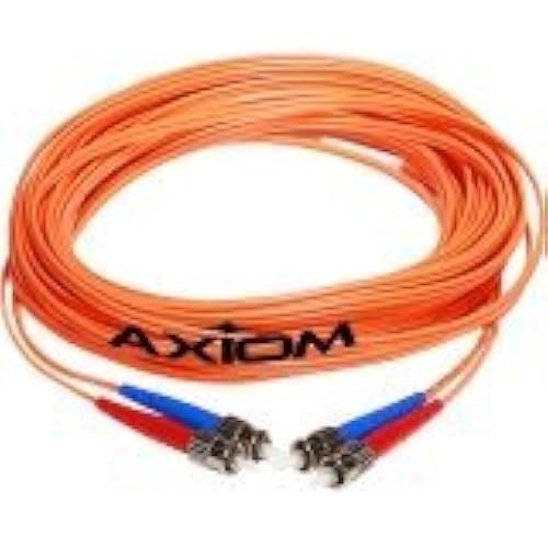 Axiom LC/ST Multimode Duplex OM1 62.5/125 Fiber Optic Cable 2m - Fiber Optic for Network Device - 6.56 ft - 2 x LC Male Network - 2 x ST Male Network