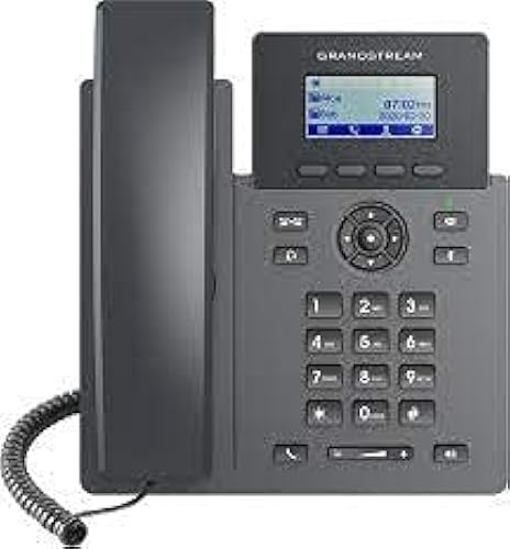 Grandstream GRP2601P IP Phone - Corded - Corded - Wall Mountable, Desktop - 2 x Total Line - VoIP - 2 x Network (RJ-45) - PoE Ports