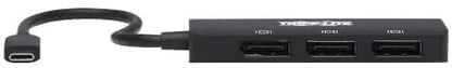 Tripp Lite USB-C Three-Monitor DisplayPort Adapter, Windows &amp; MacBook Pro, 8K @ 30Hz 4:4:4 Single Output, 4K @ 60Hz 4:4:4 Single/30Hz Dual, HDCP 2.2, HDR, 1.4 Alt Mode, 3-Year Warranty (U444-3DP-MST)
