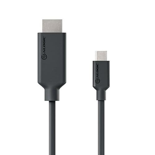 Alogic Elements Series USB-C to HDMI Cable with 4K Support - Male to Male - 6.56 ft HDMI/USB-C A/V Cable for Audio/Video Device, Computer, Monitor, Notebook, Projector, Home Theater System, Display, Rack Equipment