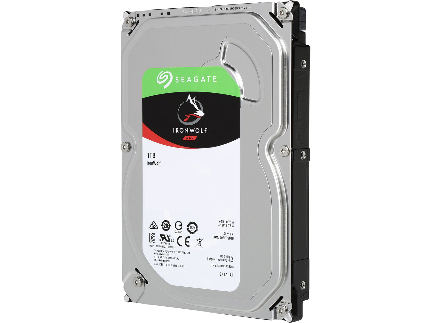 Seagate IronWolf 1TB NAS Hard Drive 5900 RPM 64MB Cache SATA 6.0Gb/s CMR 3.5 Internal HDD for RAID Network Attached Storage ST1000VN002