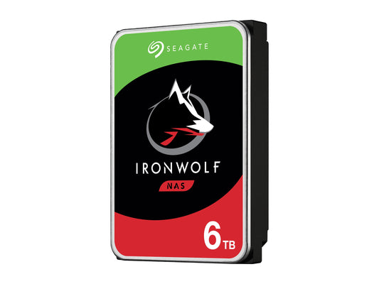 Seagate IronWolf ST6000VN001 6TB 5400 RPM 256MB Cache SATA 6.0Gb/s 3.5 Internal Hard Drive Bare Drive