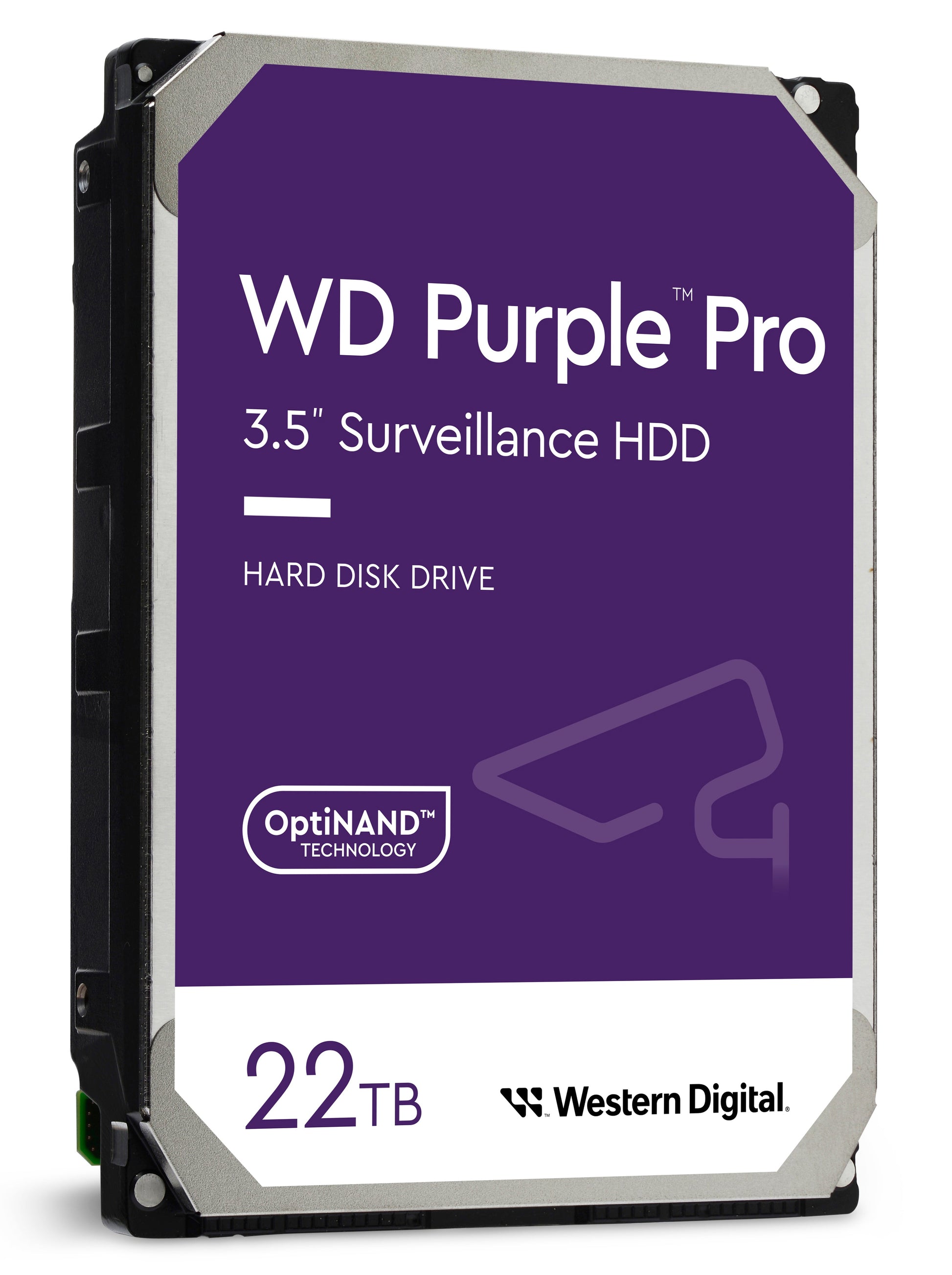 WD Purple Pro WD221PURP 22TB 7200 RPM 512MB Cache SATA 6.0Gb/s 3.5 Internal Hard Drive