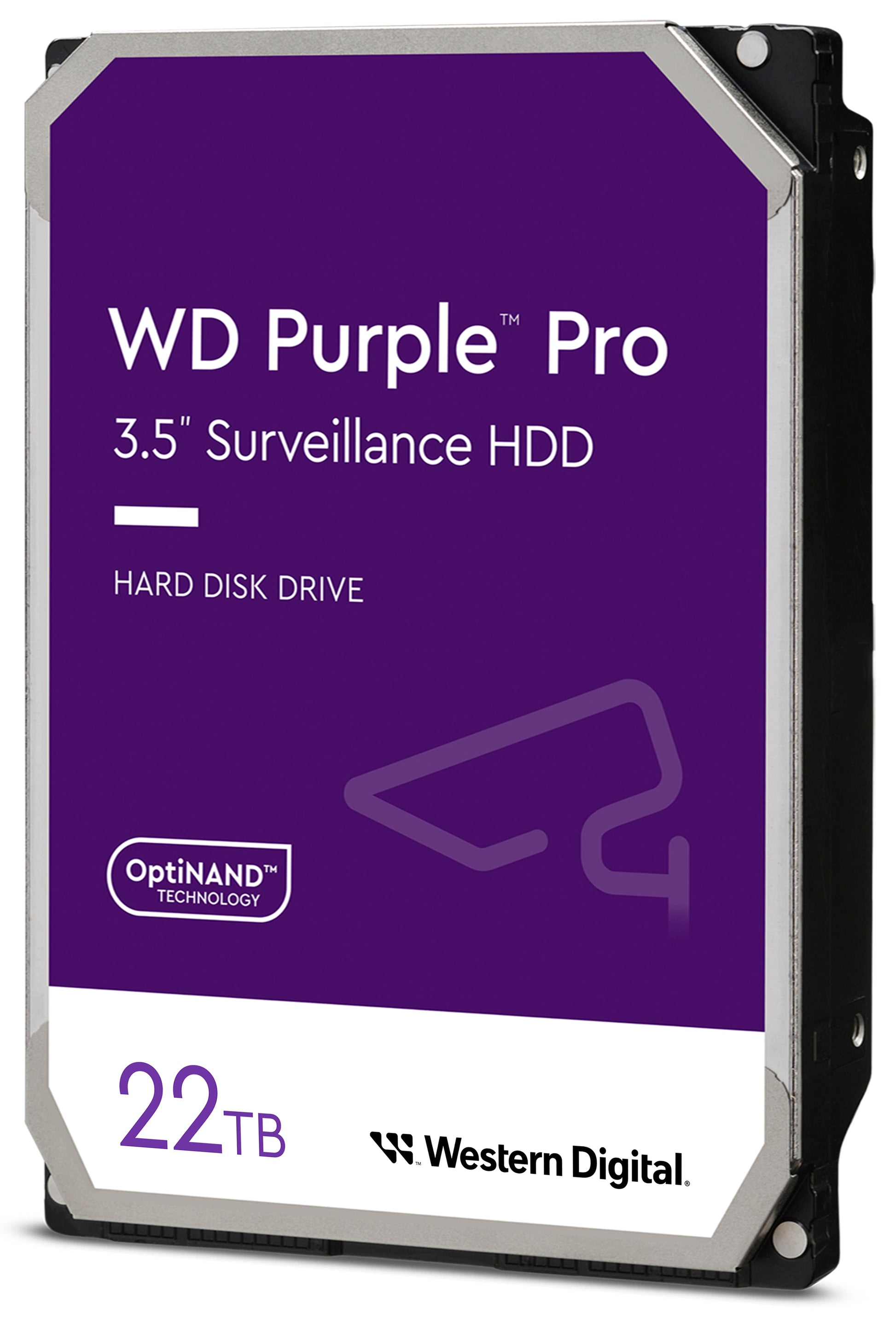 WD Purple Pro WD221PURP 22TB 7200 RPM 512MB Cache SATA 6.0Gb/s 3.5 Internal Hard Drive