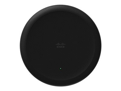 Cisco Wired Microphone for Meeting Room, Boardroom, Training Room, Voice, Camera, Video Conferencing - Carbon Black - 120 Hz to 20 kHz - Directional - Ceiling Mount, Boundary, Hanging - RJ-45