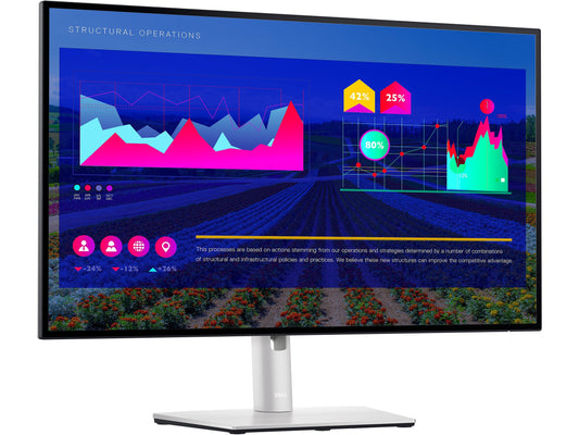 Dell UltraSharp U2722D 27 QHD 2560 x 1440 (2K) IPS, HDMI DisplayPort USB-C, VESA Tilt Swivel Pivot Height Adjust LED Backlight Monitor