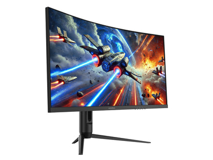 KOORUI 34 3440 x 1440 240 Hz VA Gaming Monitor FreeSync Premium (AMD Adaptive Sync) 90% DCI-P3 G3441XC