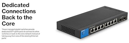 24 - Port Managed Gigabit PoE+ Switch with 4 10G SFP+ Uplinks 410W TAA Compliant LGS328MPC - Dealtargets.ca