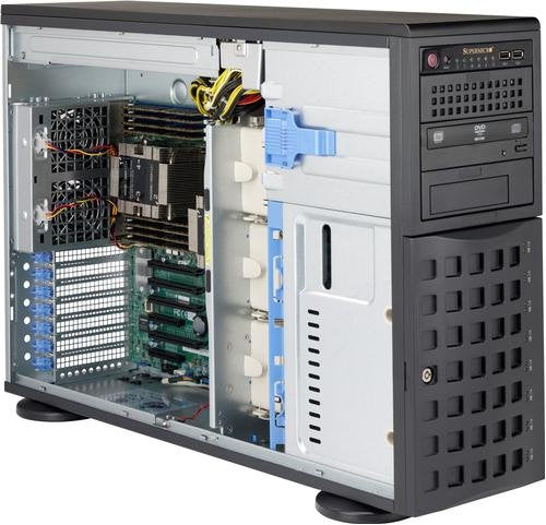 Supermicro TWR 8x3.5/2.5" Hot-swap SAS/SATA 2x1200W Titanium