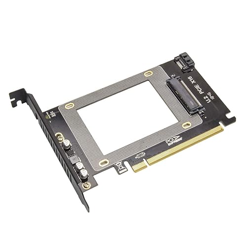 2.5 - Inch U.2 Nvme Drive to PCI Express X16 Slot Card or SATA III SSD/HDD PCI Mount - Dealtargets.ca