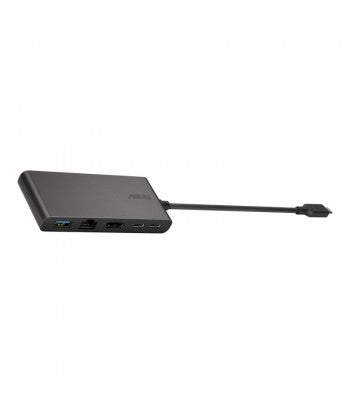 Asus DC201 Docking Station - for Monitor, Notebook - Charging Capability - USB Type C - 2 Displays Supported - 8K @ 30Hz, 4K, 4K @ 60Hz, 8K, Full HD - 3840 x 2160, 7680 x 4320, 1920 x 1080 - 4 x USB Ports - 1 x USB Type-A Ports - USB Type-A