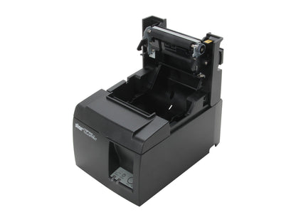 Star Micronics 39464910 TSP100III Series TSP143 Thermal Receipt Printer, Auto-cutter, Ethernet (LAN), Ethernet Cable, Internal Power Supply, Gray - TSP143IIILAN GY US