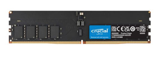 Crucial RAM Module - For Desktop PC, Computer, Motherboard - 64 GB (1 x 64GB) - DDR5-6400/PC5-51200 DDR5 SDRAM - 6400 MHz - CL52 - 1.10 V - 288-pin - CUDIMM