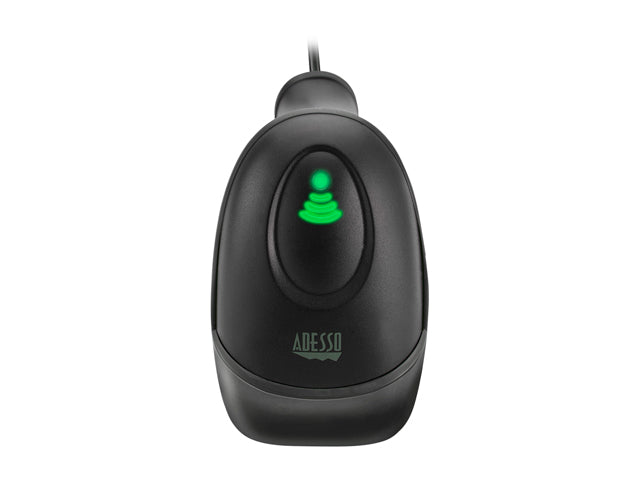 Adesso NuScan 2500TU Heavy Duty Long Range Handheld 1D/2D Barcode Scanner, USB, Spill Resistant, Antimicrobial, Drop Protection - NUSCAN2500TU