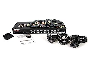 2CN6221 - StarTech.com 8 Port Rackmount USB VGA KVM Switch w/ Audio (Audio Cables Included) - Dealtargets.ca