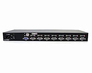 2CN6221 - StarTech.com 8 Port Rackmount USB VGA KVM Switch w/ Audio (Audio Cables Included) - Dealtargets.ca