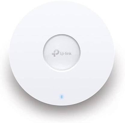 TP-Link Omada Business WiFi 6 AX5400 2.5G Ceiling Mount Access Point (EAP670) - Support Mesh, OFDMA, Seamless Roaming, HE160 & MU-MIMO, SDN Integrated, Cloud Access & Omada App, PoE+ Powered, White