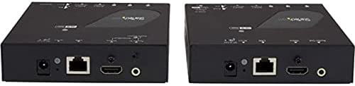 StarTech.com 4K HDMI Over IP Extender 4K 30Hz Video Control Software App HDMI Extender HDMI Extension AV Over IP (ST12MHDLAN4K) Kit - Transmitter and Receiver 4K - HDMI