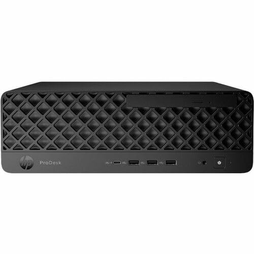 HP ProDesk 4 G1i Desktop Computer - Intel Core Ultra 5 15th Gen 235 - vPro Technology - 16 GB - 512 GB SSD - Small Form Factor - Jack Black - Smart Buy - Intel Q870 Chip - Windows 11 Pro 64-bit - Inte