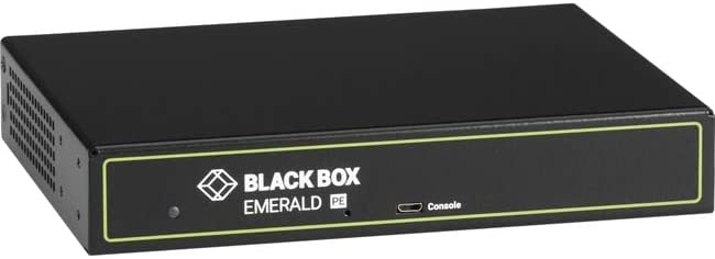 Black box network services KVM Extender Transmitter with Virtual Machine Access - Dual-Monitor, PoE, DVI-D, V-USB 2.0, Audio