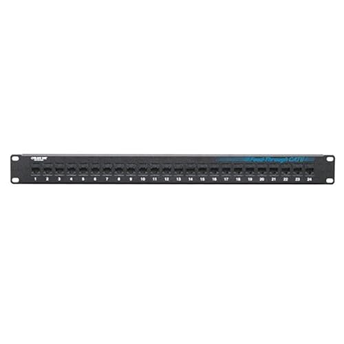 Black Box Network Services Cat6 Feed-Through Patch Panel Unshielde